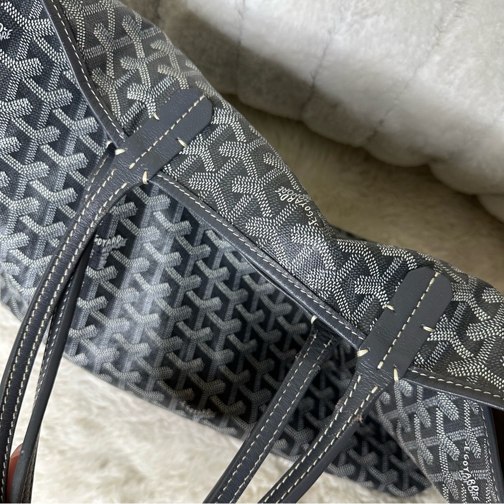 Goyard Black & Gray St. Louis GM Tote - Picture 7 of 10